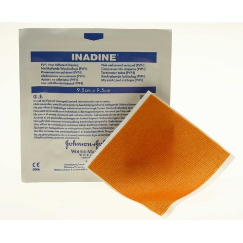 Inadine® PvpI Antimicrobial NonAdherent Wound Dressing, 9.5Cm X 9.5Cm AIMS MEDICAL