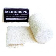 MEDICREPE ALL COTTON CREPE BANDAGE LIGHT UNSTRETCHED 15CM  X1.5M, PACK/12 (ACL005)