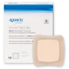 AQUACEL FOAM WOUND DRESSING ADHESIVE 10CM X 10CM, PACK/10 (CO420680)