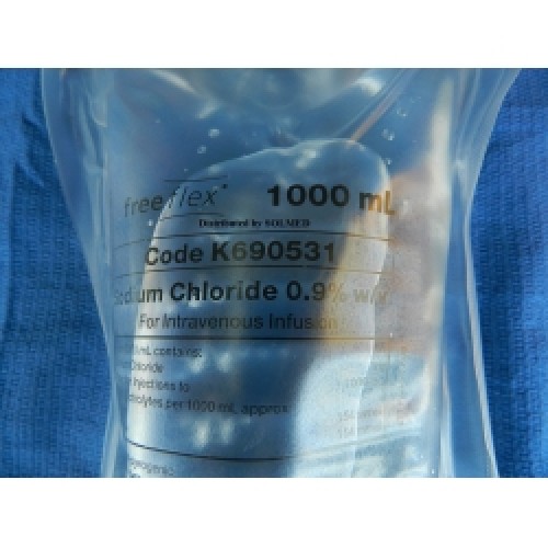 Baxter Normal Saline 1000 ml IV Bags Each  Dental Ed Sedation Specialists