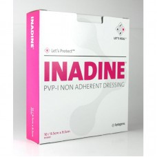 INADINE® PVP-I ANTIMICROBIAL NON-ADHERENT WOUND DRESSING, 9.5CM X 9.5CM, PACK/25 (P01512)