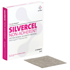 SILVERCEL® NON-ADHERENT, ANTIMICROBIAL HYDRO-ALGINATE SILVER WOUND DRESSING, 11CM X 11CM, PACK/10 (CAD7011)